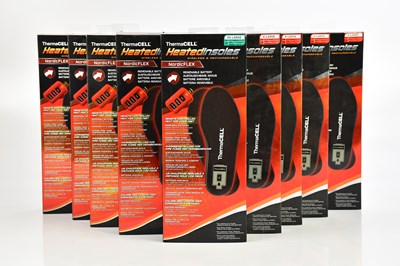 Lot 40 - THERMACELL; eight boxed heated insoles, size...