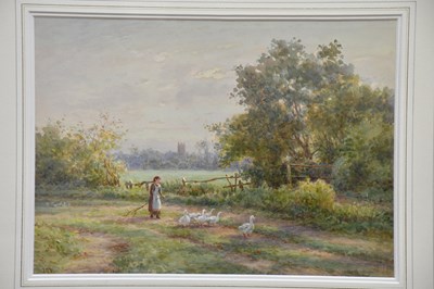 Lot 1563 - JAMES GEORGE BINGLEY (1840-1920); watercolour,...