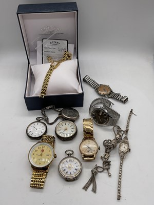 Lot 1360 - A group of wrist and pocket watches including...