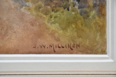 Lot 1574 - JOSEPH W MILLIKEN (1887-1930); watercolour,...