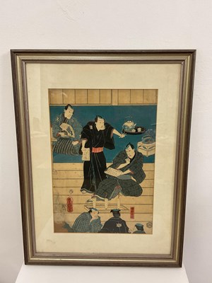 Lot 302 - UTAGAWA KUNISADA (Toyokuni III) (1786-1865); a...