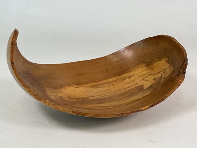 Lot 160 - TIM SPENCER; a large turned and polished apple...