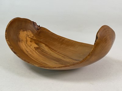 Lot 160 - TIM SPENCER; a large turned and polished apple...