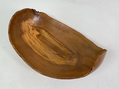 Lot 160 - TIM SPENCER; a large turned and polished apple...