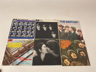 Lot 1866 - THE BEATLES; a quantity of vinyl LPs...