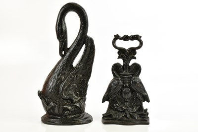 Lot 521 - A Victorian cast iron doorstop modelled as a...