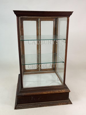 Lot 1 - CADBURY'S CHOCOLATE; an early display cabinet,...