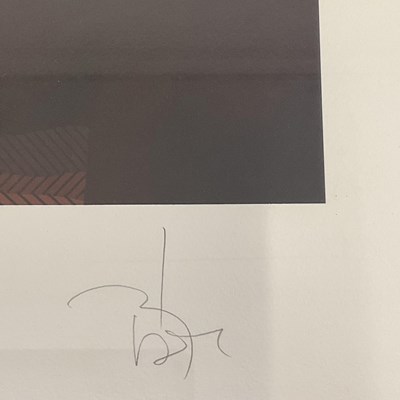 Lot 1836 - JOHNNY DEPP; a signed limited edition silk...