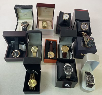 Lot 1339 - Twelve gentleman's boxed wristwatches...