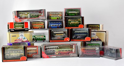 Lot 302 - A quantity of boxed scale model buses from...