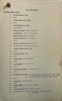 Lot 1890 - JOHN CLEESE 'FROST OVER ENGLAND'; his personal...