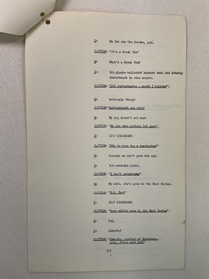 Lot 1893 - JOHN CLEESE, 'SUNDAY NIGHT AT THE UNITED...