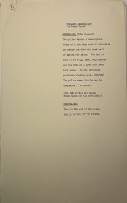 Lot 1899 - JOHN CLEESE; eleven printed scripts and...