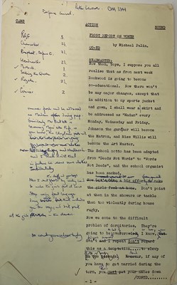 Lot 1901 - JOHN CLEESE 'FROST REPORT ON WOMEN'; written...