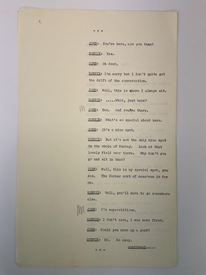 Lot 1902 - JOHN CLEESE; his personal six page script,...