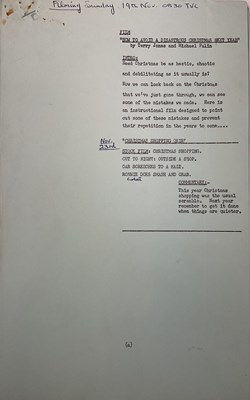 Lot 1906 - JOHN CLEESE; eleven of his quickie scripts for...