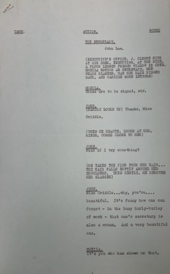Lot 1908 - JOHN CLEESE; 'The Secretary', his two page...