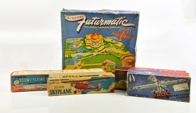 Lot 734 - MARX AIRPORT FUTURMATIC; a child's tin plate...