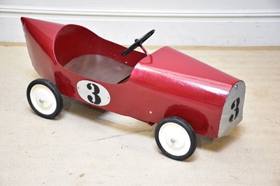 Lot 725 - A French Alfa Romeo pedal car, with later red...