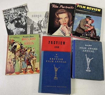 Lot 1926 - A group of books and ephemera relating to film...