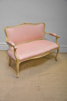 Lot 79 - A decorative French style sofa for upholstery,...