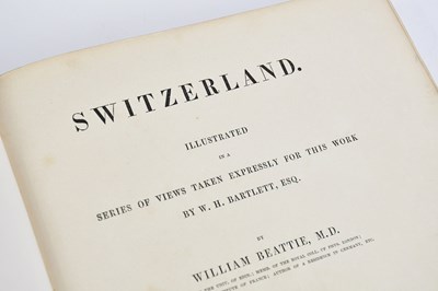 Lot 58 - BEATTIE (W), SWITZERLAND ILLUSTRATED IN A...