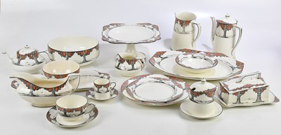 Lot 796 - CROWN DUCAL; an extensive collection of tea...