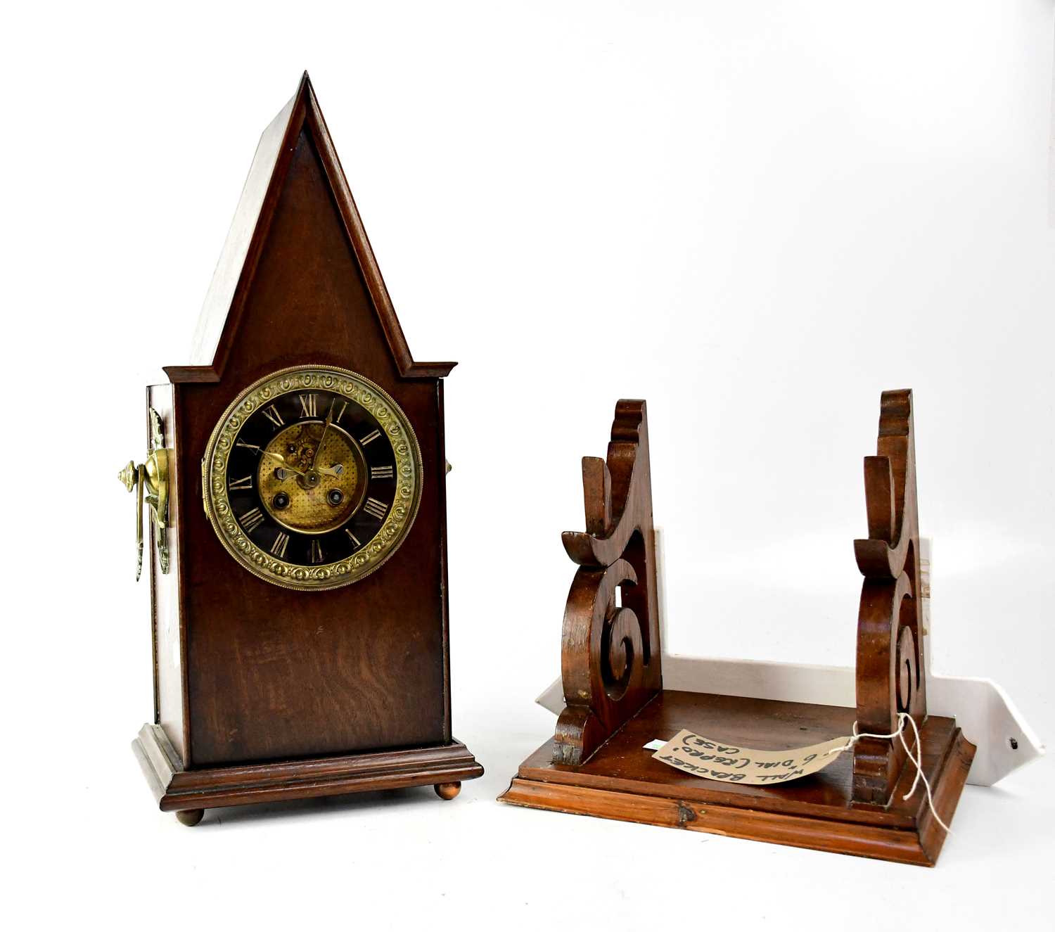 Lot 117 - A 19th century eight-day bracket clock, the...