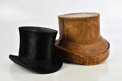 Lot 448 - ANDERSON BROTHERS; a vintage cased top hat,...