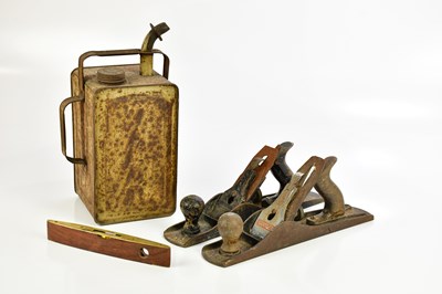 Lot 345 - A Record woodworking plane and a Bailey...