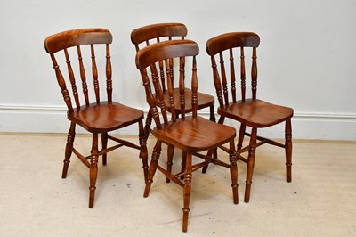 Lot 106 - A set of four modern ash and beech country...