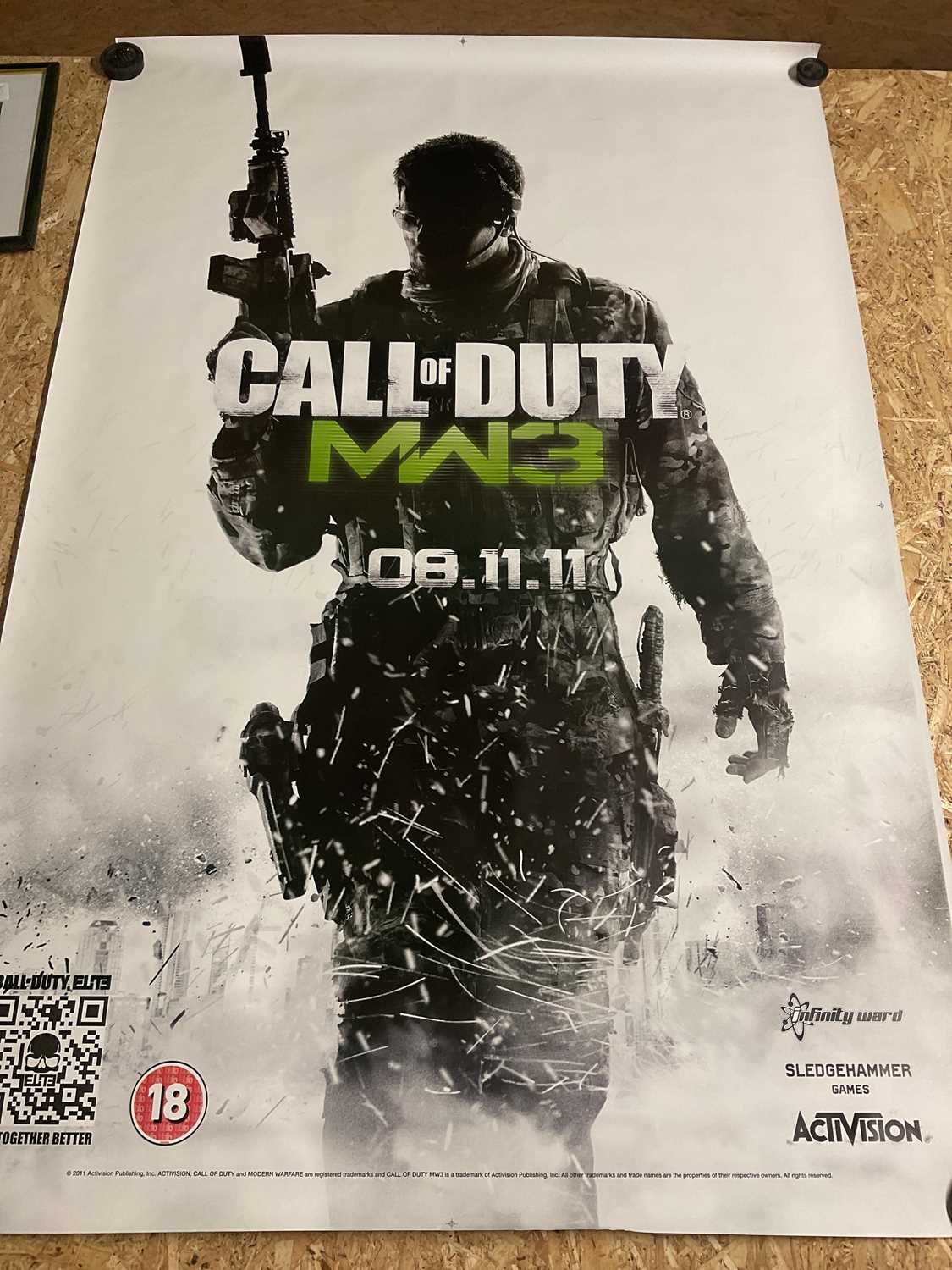 Lot 1868 - A quantity of gaming posters, by Nintendo and...