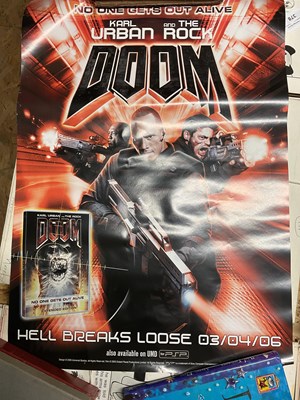 Lot 1868 - A quantity of gaming posters, by Nintendo and...