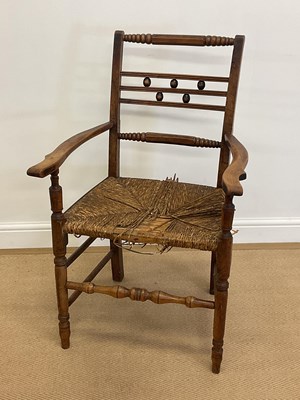 Lot 853 - A 19th century Arts and Crafts beech and ash...