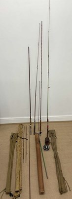 Lot 1933 - J S SHARPE; a vintage 3 piece split cane...