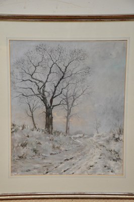 Lot 1719 - HENRY MARKHAM; two pastels comprising woodland...