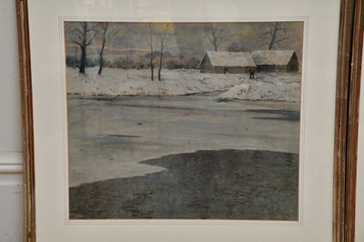 Lot 1719 - HENRY MARKHAM; two pastels comprising woodland...