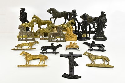 Lot 525 - A collection of Victorian and later metalware...