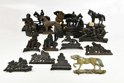 Lot 528 - A collection of Victorian and later metalware...