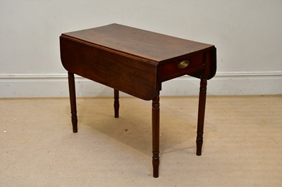 Lot 172 - A 19th century mahogany drop-leaf Pembroke...