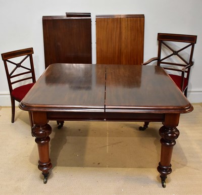 Lot 117 - A 19th century mahogany wind-out extending...