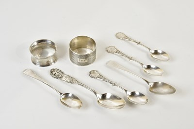 Lot 178 - A sterling silver commemorative spoon,...