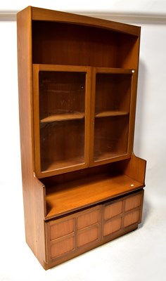 Lot 2 - NATHAN; a mid-century retro teak open bookcase...