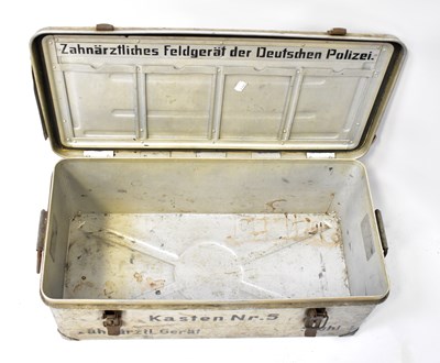 Lot 461 - A WWII period German Police First Aid boot...