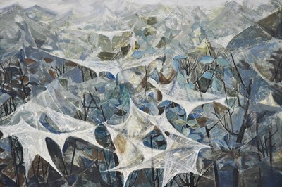 Lot 1823 - HAZEL TITHERLEY (born 1935); oil on board,...