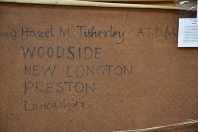 Lot 1823 - HAZEL TITHERLEY (born 1935); oil on board,...