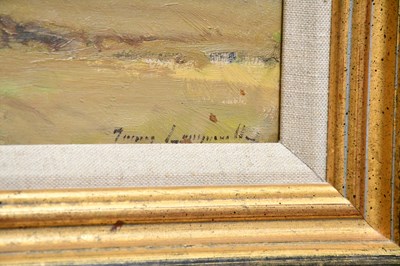 Lot 1811 - JAMES LONGUEVILLE PS PBSA (born 1942), oil on...