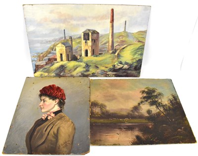 Lot 440 - Three oil paintings on board comprising G....