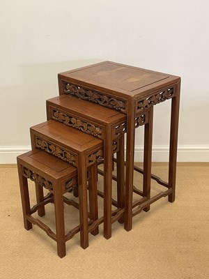 Lot 833 - A quartetto nest of Chinese inspired...