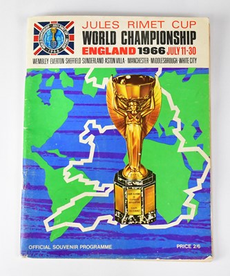 Lot 407 - WORLD CUP 1966; an official souvenir programme...